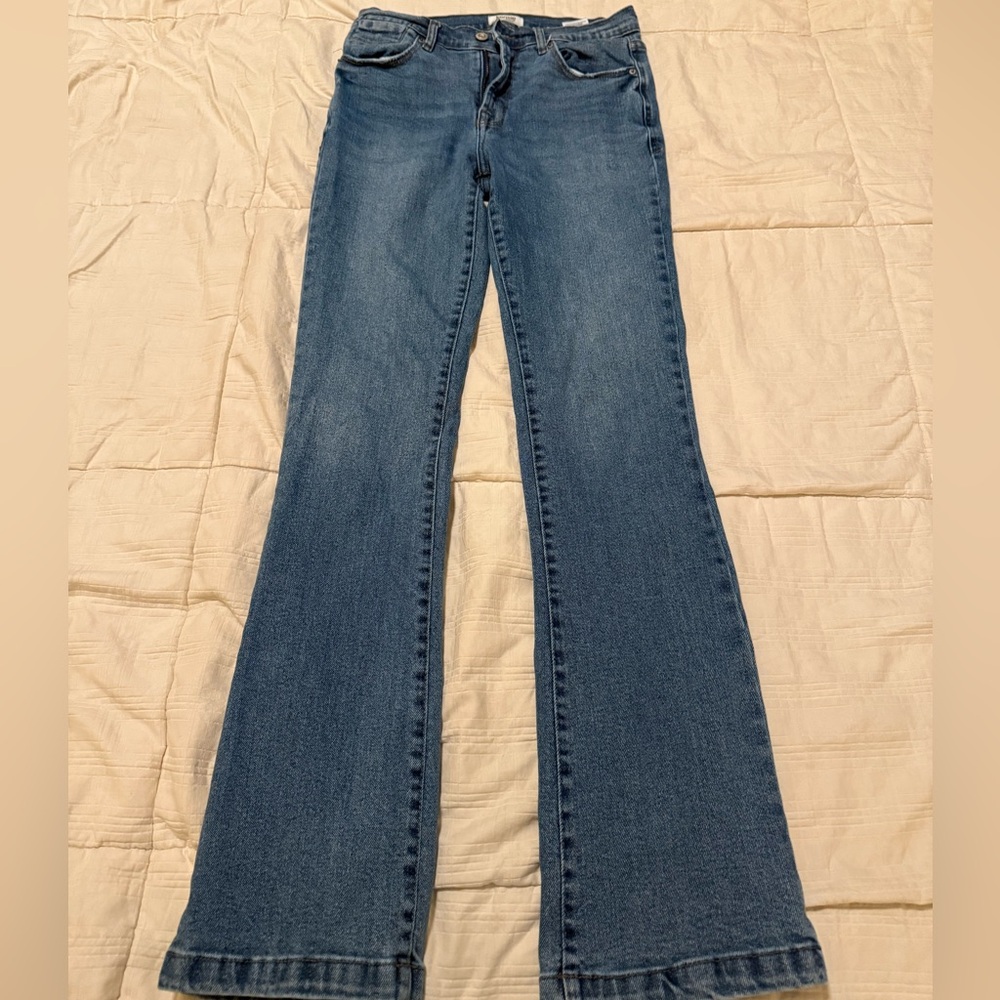 Kensie Flare & Wide Leg Jeans - Classic Blue